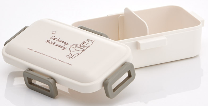 (Pre-Order) Skater Side dishes are not easy to crush Fluffy Bento Box 1 tier/530ml Winnie the Pooh