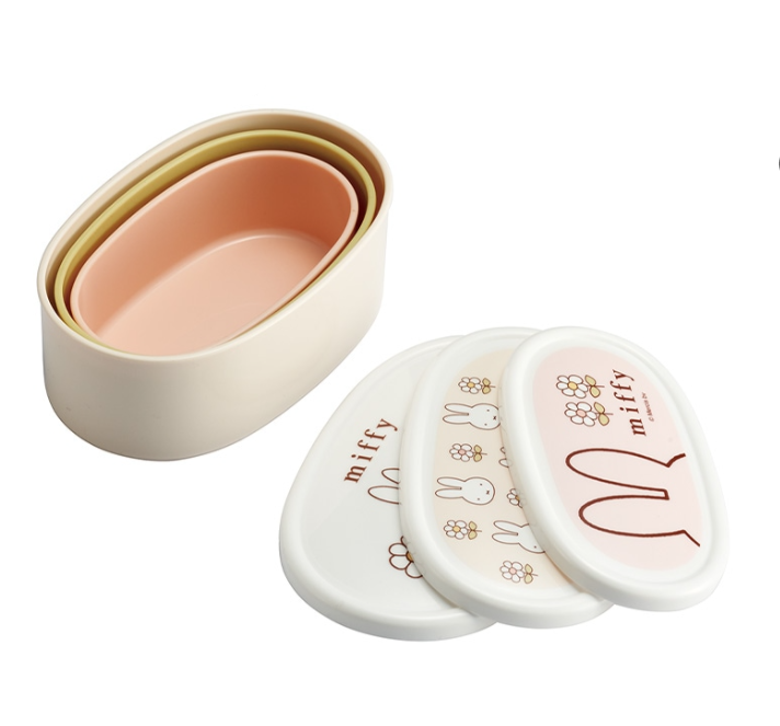 (Pre-Order) Skater Set of 3 Antibacterial Sealable Lunch Boxes