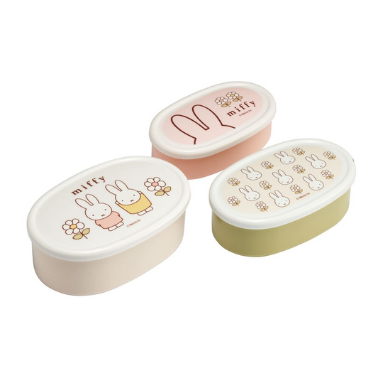 (Pre-Order) Skater Set of 3 Antibacterial Sealable Lunch Boxes