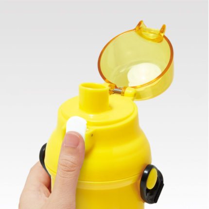 (Pre-Order) Skater  Water Bottle, Direct Drinking, Large Capacity, 480ml  Pikachu Face