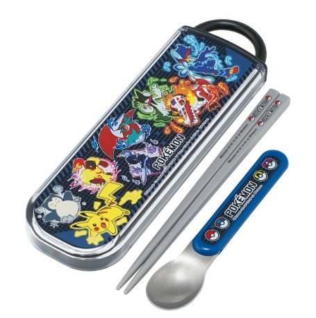 (Pre-Order) Skater Chopsticks Set Pokémon 25th Anniversary, Pikachu, Boys