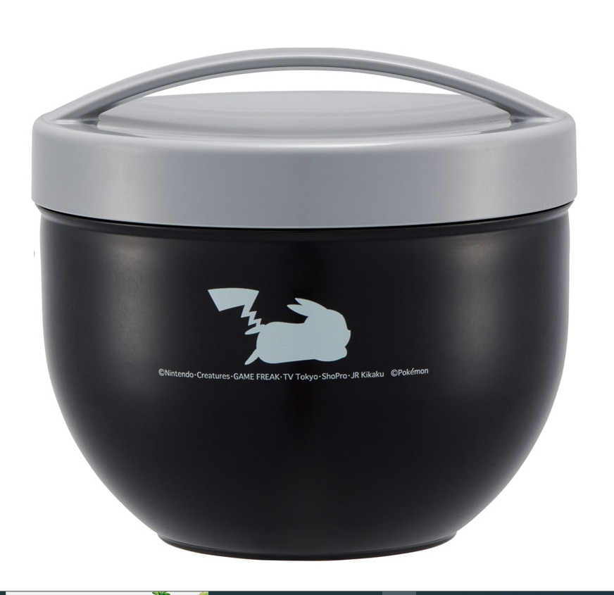 (Pre-Order) Skater Bento Box, Donburi-Shaped, 840ml Capacity Pokémon