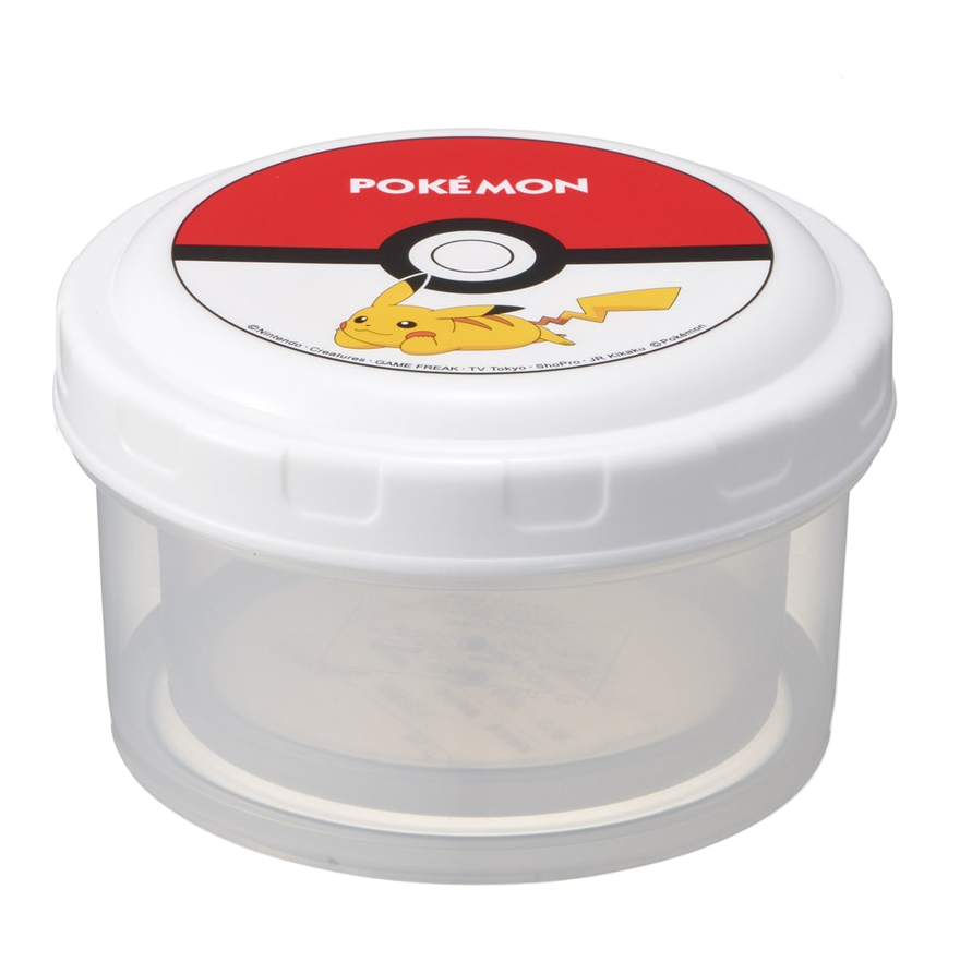 (Pre-Order) Skater Round Food Containers, Set of 2 (Small/Medium) Pokémon Poké Ball