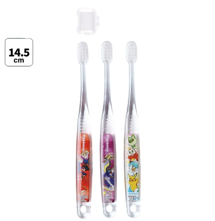 (Pre-Order) Skater Clear Toothbrush Set of 3 / Kindergarten Pokemon