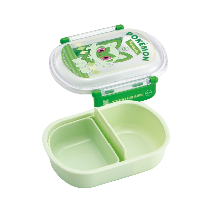 (Pre-Order) Antibacterial Soft-Lid Tight Lunch Box, 1 Tier/360ml, Pokémon Meowha