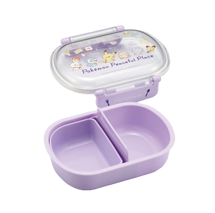 (Pre-Order) Skater Antibacterial Soft-Lid Tight Lunch Box, 1 Tier, 360ml, Poke Piece