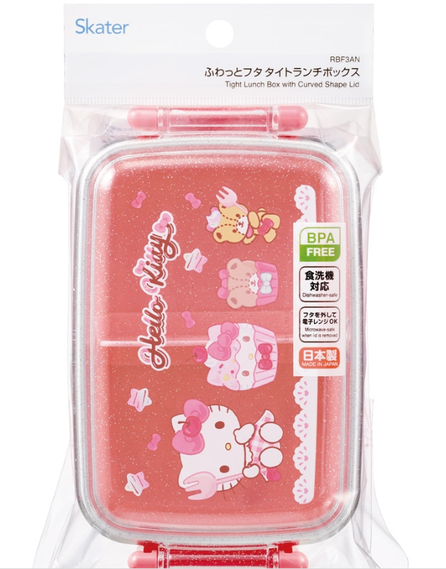 (Pre-Order) Skater Lunch Box Single Stage 450ml Hello Kitty
