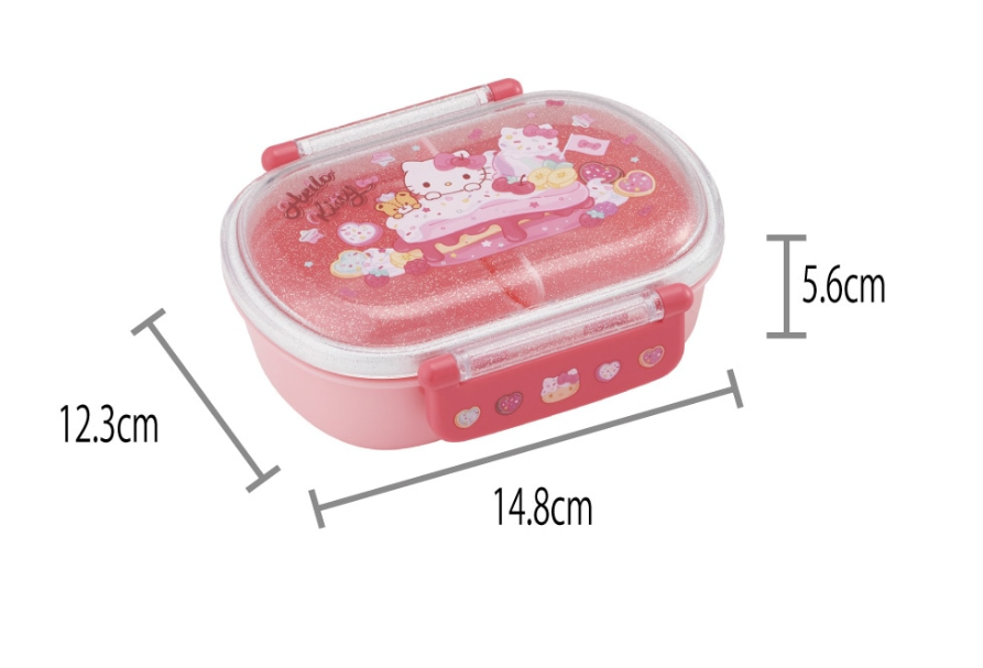 (Pre-Order) Skater Lunch Box Single-Stage Range Compatible Dishwasher Compatible Lunch Box 360ml Hello Kitty