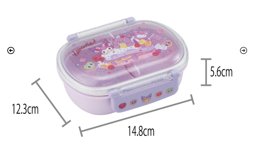 (Pre-Order) Skater Lunch Box Single-Stage Range Compatible Dishwasher Compatible Lunch Box 360ml Kuromi