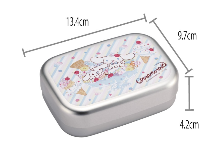 (Pre-Order) Skater Aluminum Lunch Box with Core Child 370ml Lunch Belt with Thermal Cabinet Compatible  Cinnamoroll