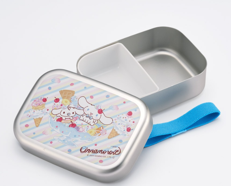 (Pre-Order) Skater Aluminum Lunch Box with Core Child 370ml Lunch Belt with Thermal Cabinet Compatible  Cinnamoroll