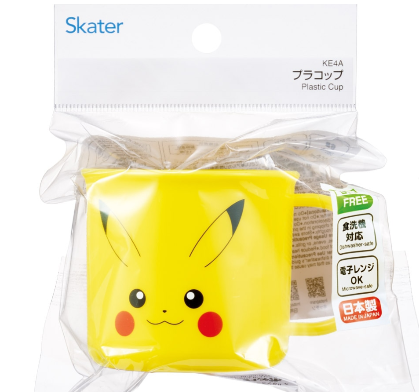(Pre-Order) Skater Dishwasher Safe Plastic Cups 200ml Pikachu