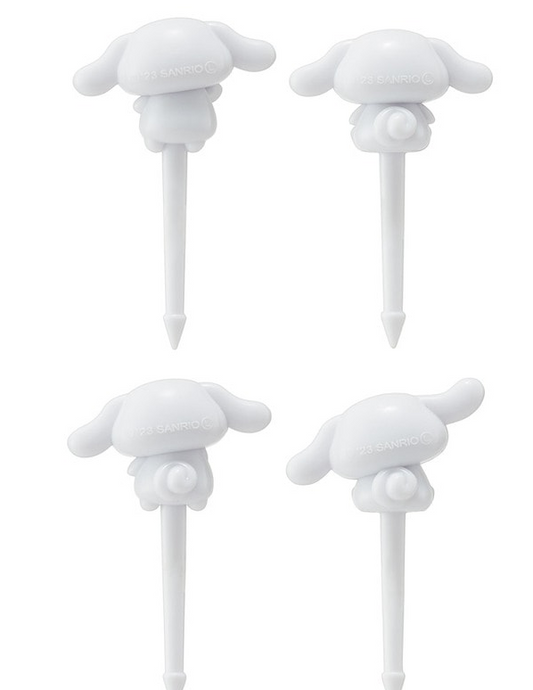 (Pre-Order) Skater Lunch Picks 4 pieces Character skewers cute bento box decoration cinnamoroll