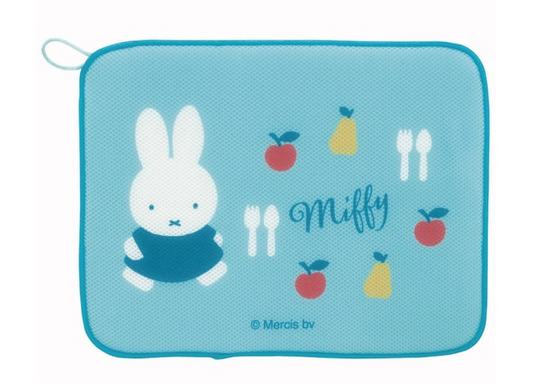 (Pre-Order) Skater Draining mat kitchen mat absorbent mat Dish drying quick-drying mesh with loop Miffy