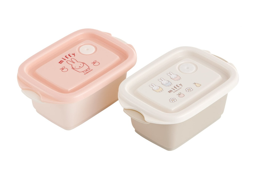 (Pre-Order) Skater Storage Container Lunch Box 2 Pieces Set 240ml Miffy