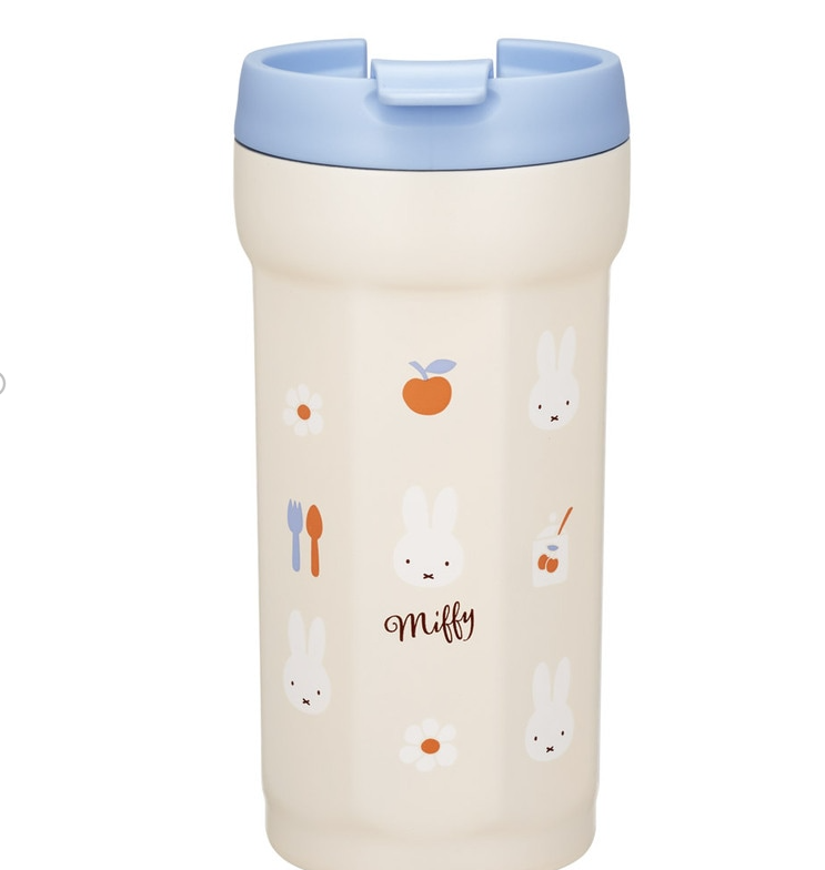 (Pre-Order) Skater Octagonal Stainless Steel Tumbler 350ml Cup with Lid Heat Insulation Miffy