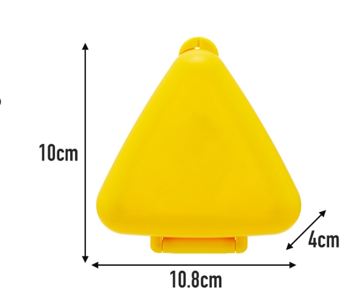 (Pre-Order) Skater Antibacterial rice ball case triangle range compatible portable non-collapsible non-crumbling