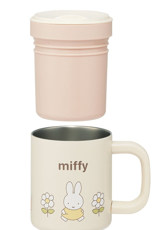 (Pre-Order) Skater With inner cup stainless steel mug cup cup heat preservation cold insulation Miffy