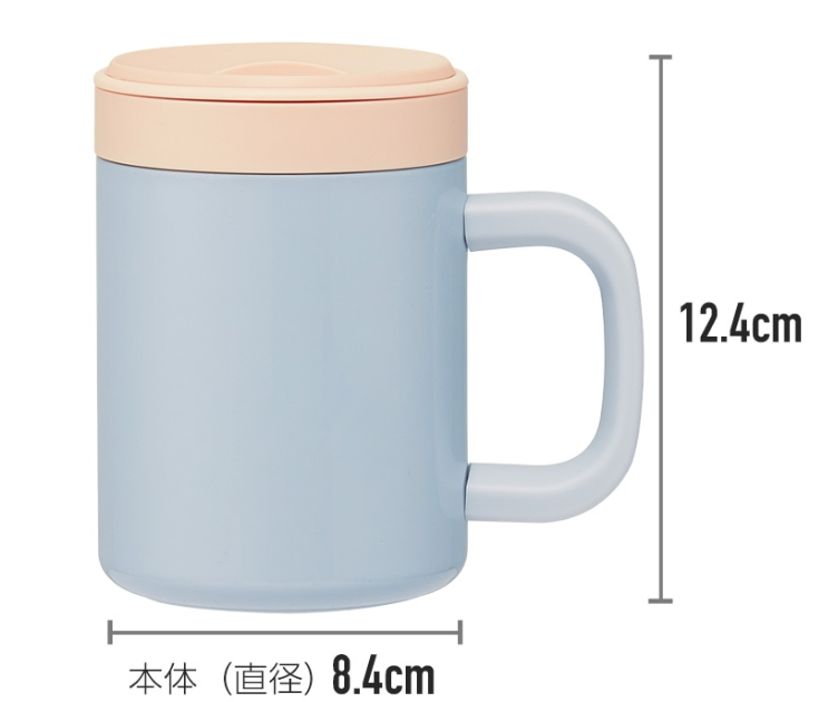 (Pre-Order) Skater With inner cup stainless steel mug cup cup heat preservation cold insulation Miffy