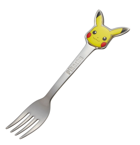 (Pre-Order) Skater Kids' Stainless Steel Die-Cut Skater Fork Cute Kids' Dessert Cutlery