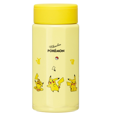 (Pre-Order) Skater Octagonal Stainless Steel Mug Water Bottle, 350ml Pokemon, Pikachu