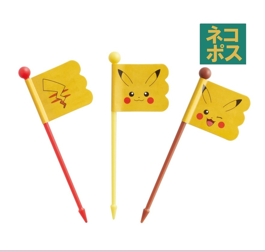 (Pre-Order) Skater Lunch Picks, 9-Pack Pokémon, Pikachu