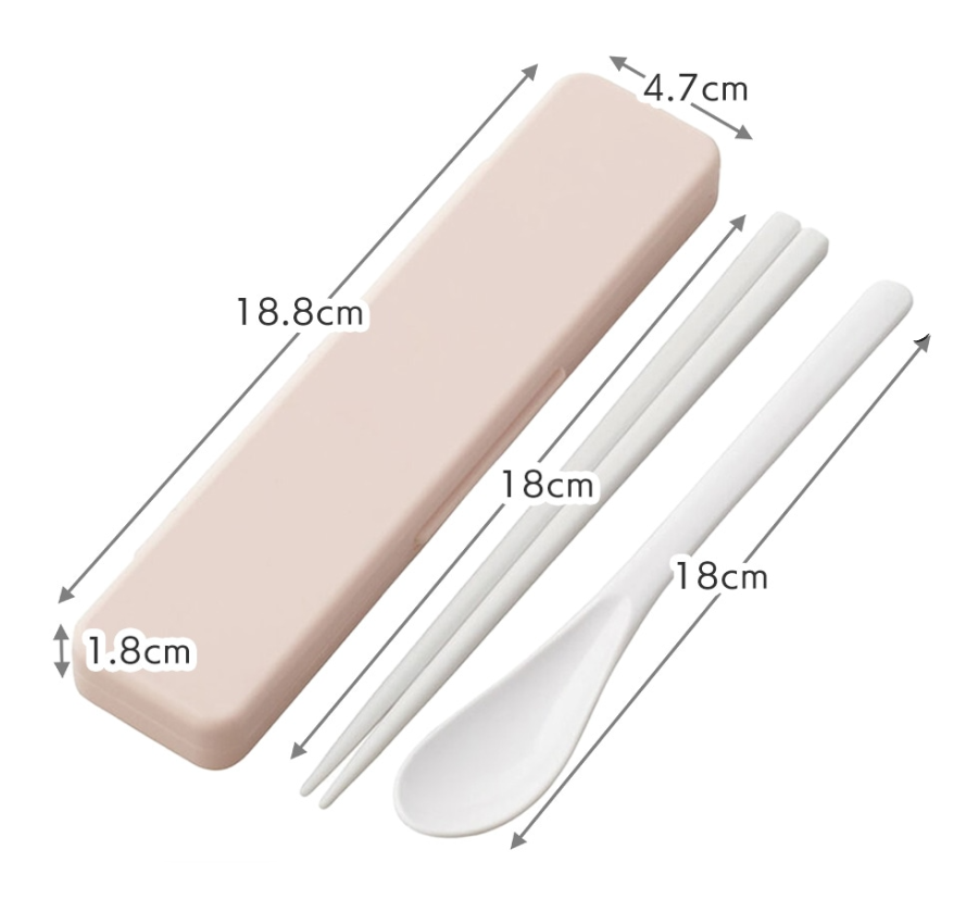 (Pre-Order) Skater Antibacterial Silent Chopsticks and Spoon Set (18cm)  Pokémon Cafe