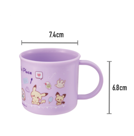 (Pre-Order) Skater Antibacterial dishwasher-safe plastic cup, 200ml PokePeace 24