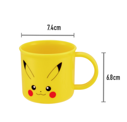 (Pre-Order) Skater Antibacterial Dishwasher-Safe Plastic Cup, 200ml, Pikachu Face