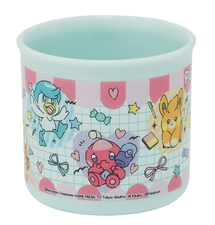 (Pre-Order) Skater Antibacterial Dishwasher-Safe Plastic Cup, 200ml, Pokémon Popping