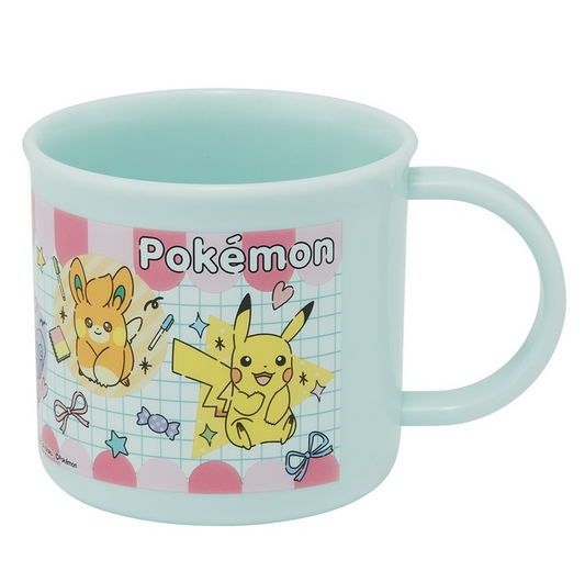 (Pre-Order) Skater Antibacterial Dishwasher-Safe Plastic Cup, 200ml, Pokémon Popping