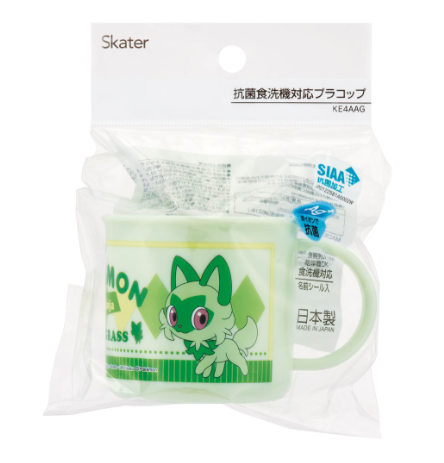 (Pre-Order) Skater Antibacterial Dishwasher-Safe Plastic Cup, 200ml, Pokémon Meowth