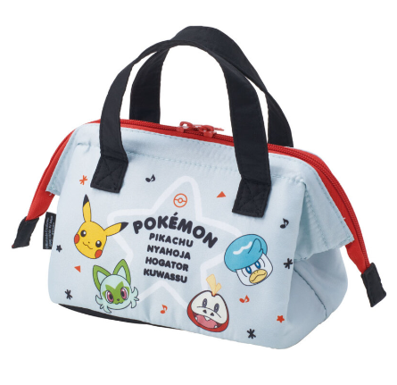 (Pre-Order) Skater Pokémon Pikachu Lunch Bag with Clasp Closure  Design for Boys