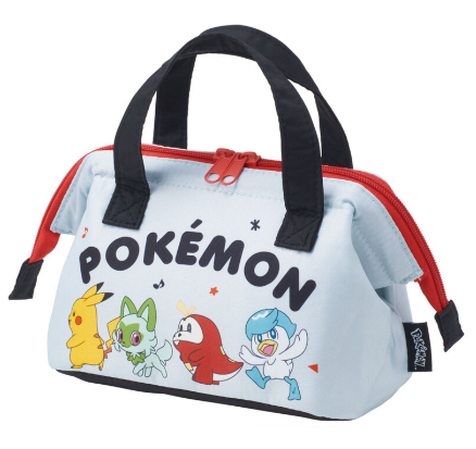 (Pre-Order) Skater Pokémon Pikachu Lunch Bag with Clasp Closure  Design for Boys