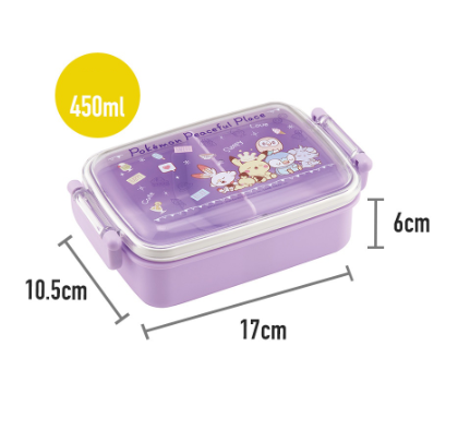 (Pre-Order) Sakater Antibacterial 1 tier/450ml, Poke Piece