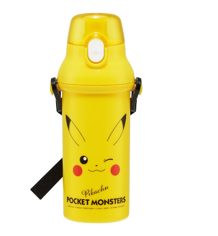 (Pre-Order) Skater Children's Direct Drinking Plastic Water Bottle, 480ml, Pikachu Face 23