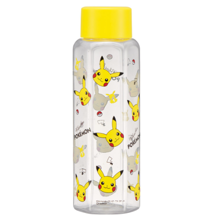 (Pre-Order) Skater Hexagonal Plastic Mug Water Bottle, 350ml Pokémon, Pikachu
