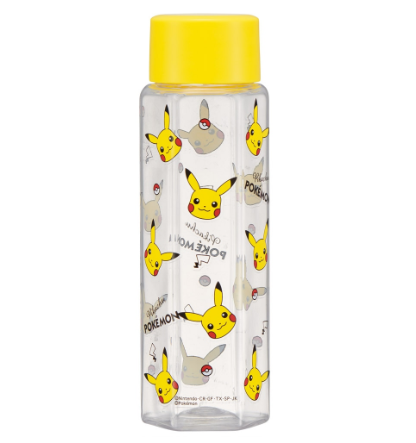 (Pre-Order) Skater Hexagonal Plastic Mug Water Bottle, 250ml Pokemon, Pikachu