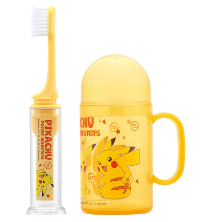(Pre-Order) Skater Portable toothbrush travel set for kids Pokémon Pikachu