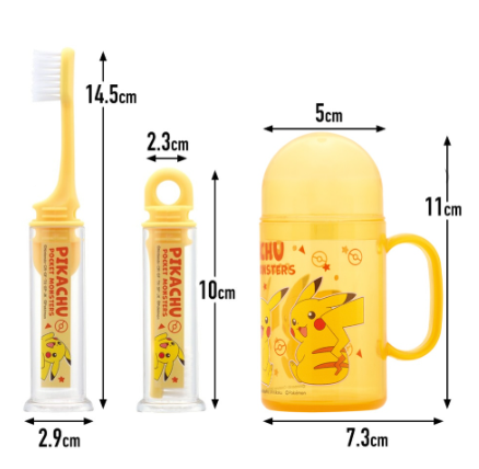 (Pre-Order) Skater Portable toothbrush travel set for kids Pokémon Gengar