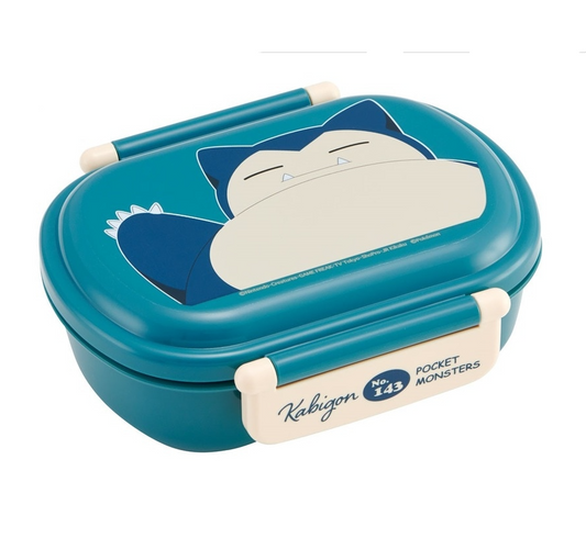 (Pre-Order) Skater Antibacterial Soft-Lid Tight Lunch Box, 1 Tier/360ml, Snorlax