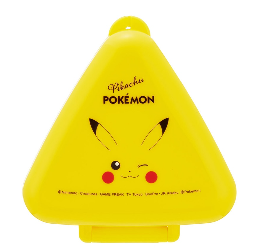 (Pre-Order) Skater triangular rice ball case for bento lunches Pokémon Pikachu