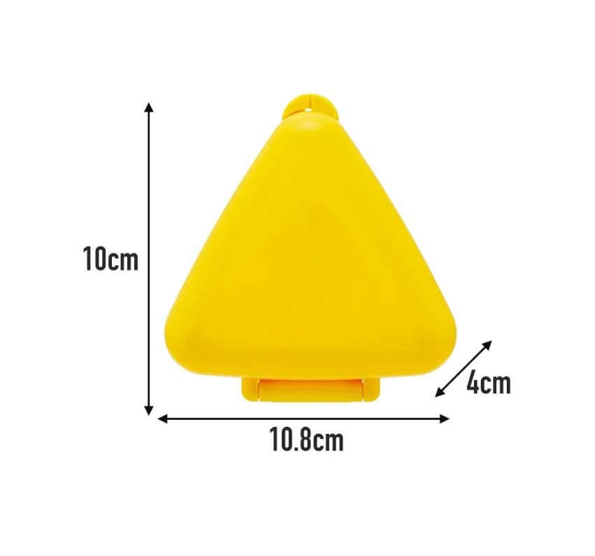 (Pre-Order) Skater triangular rice ball case for bento lunches Pokémon Pikachu