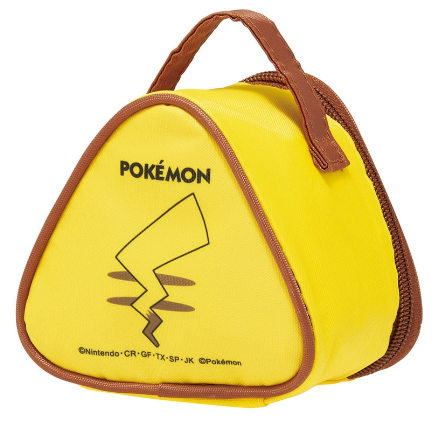 (Pre-Order) Skater Insulated rice ball case, fits 2 rice balls Pokémon, Pikachu