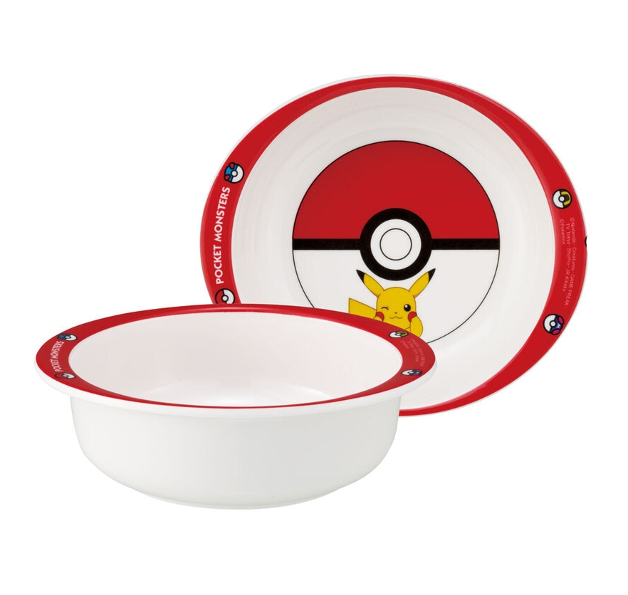 (Pre-Order) Skater Lightweight and durable melamine bowls Pokémon and Pikachu