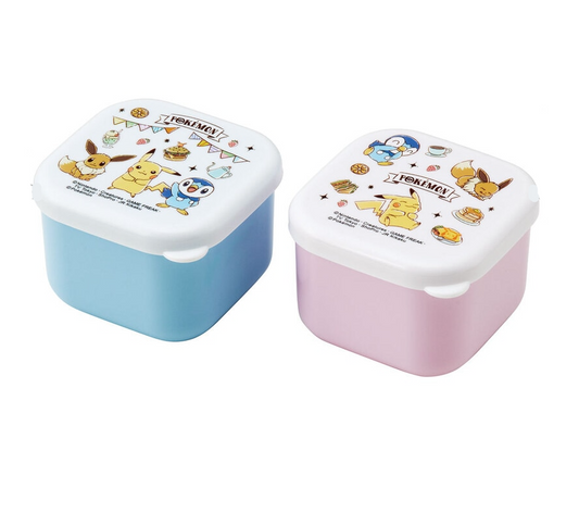 (Pre-Order) Skater Antibacterial Mini Seal Boxes, 130ml, Set of 2, Small Containers
