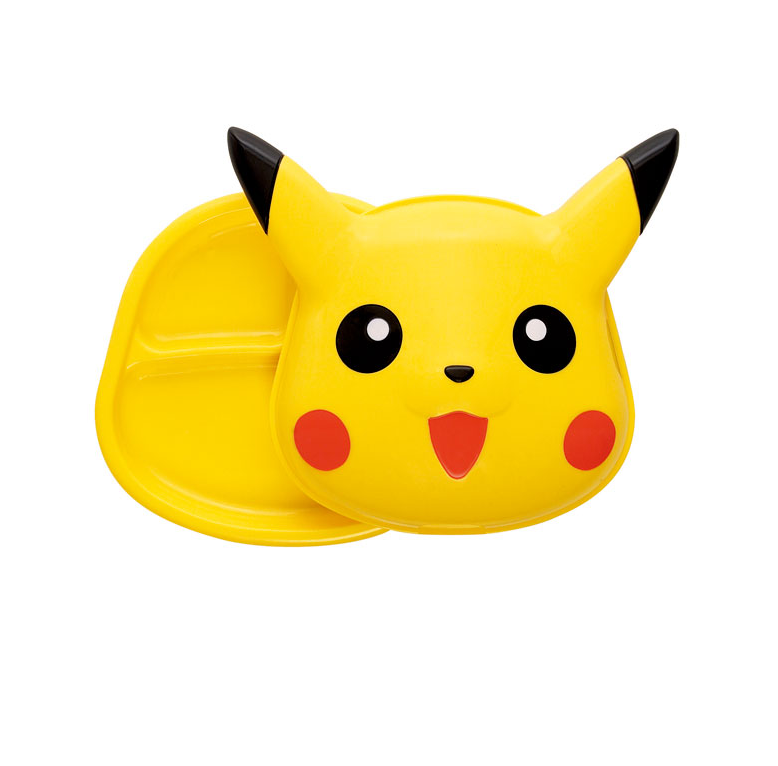 (Pre-Order) Skater  lunch plate with lid, featuring Pokémon Pikachu