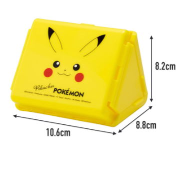 (Pre-Order) Skater Antibacterial Folding Rice Ball Case for Kids Pokémon Pikachu