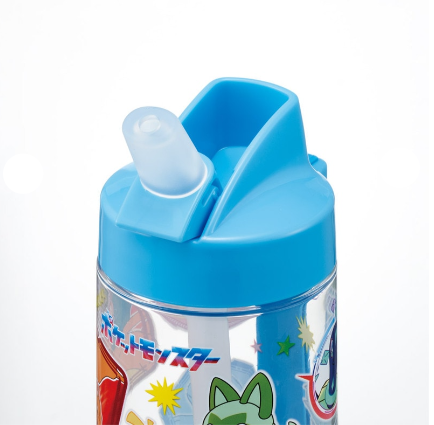 (Pre-Order) Skater 500ml Clear Water Bottle with Spout and Straw Pokémon 24 Years