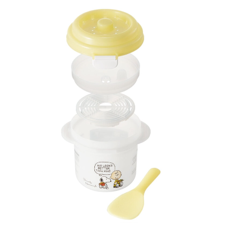 Snoopy Rice Cooker (Pre-Order) Skater Microwave Cookware, 1-Cup Rice Cooker Snoopy – The ...